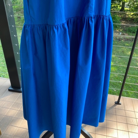 💙 COS. Blue Sleeveless Halter Maxi Dress, Size 2. THIS DRESS IS GORGEOUS ! 💙 - Picture 5 of 12